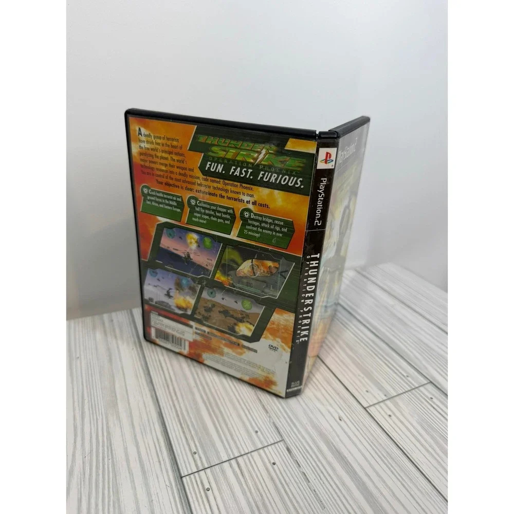 PS2 Thunder Strike Operation Phoenix CIB/Registration Card  TESTED